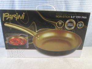 lot 67 image: (EW5) Parini 18K Golden Chef Non-Stick 9.5 Fry Pan