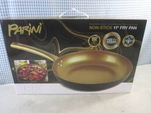 lot 80 image: (EW4) Parini 18K Golden Chef Non-Stick 9.5 Fry Pan