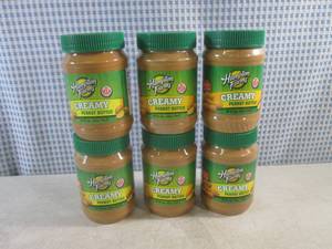 lot 99 image: (B-1) 6 Jars of Creamy Peanut Butter 10oz Dates Vary March - Oct 2024