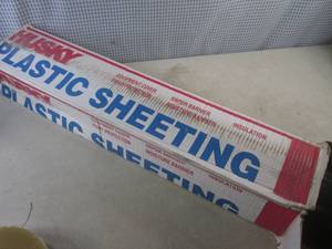lot 126 image: (BR3) Partial Roll of Husky Plastic Sheeting