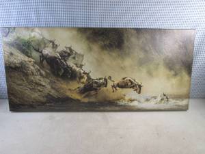 lot 140 image: (D-1) Canvas Print 36 x 16...