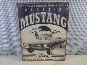 lot 312 image: (FS) Ford Mustang Tin Sign 16 x 11 12 - New In Wrap