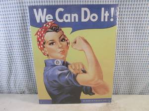 lot 317 image: (FS) We Can Do It Tin Sign 16 x 11 12 - New In Wrap
