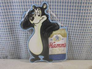 lot 324 image: (FS) Hamms Beer  Bear Tin Sign 7 34 x 11 12 - New In Wrap