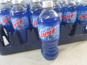 lot 360 image: (EC2) 24 Bottles Mtn Dew Frost Bite 20 oz Bottles Best by April 2024