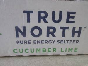 lot 365 image: (B-1) 12 Cans True North Cucumber Lime Pure Energy Seltzer 12oz Best by March 2024