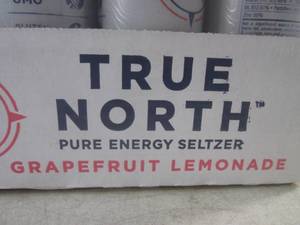 lot 367 image: (B-1) 12 Cans True North Grapefruit Lemonade Pure Energy Seltzer 12oz Best by April 2024