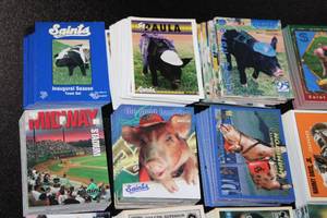 lot 27 image: Large Lot of St. Paul Saints & Duluth Dukes Baseball Cards