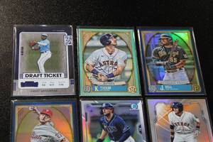 lot 46 image: Serial Numbered Baseball Card Lot  9 Serial Numbered Cards