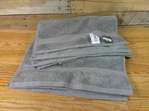 lot 38 image: Lot of 4 Spa Plush Hand Towel Light Gray - Threshold