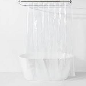 lot 123 image: PEVA Holographic Shower Curtain - Room Essentials