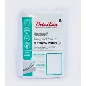 lot 125 image: NexGen Waterproof Zippered Mattress Protector - ProtectEase Twin