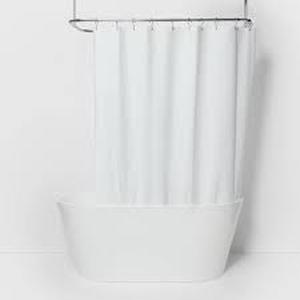 lot 126 image: PEVA Heavy Weight Shower Liner - Made By Design White