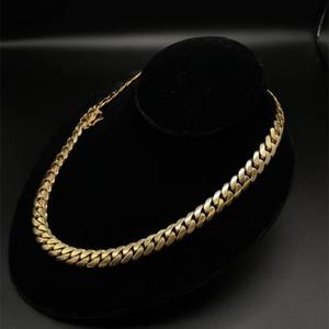 MASSIVE AND HEAVY Mens Large Cuban Link Necklace in 14k Yellow Gold Heavyweight 235.10 Grams $28,200 Retail