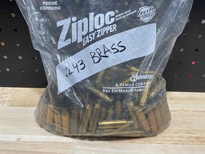 lot 22 image: .243 Casings