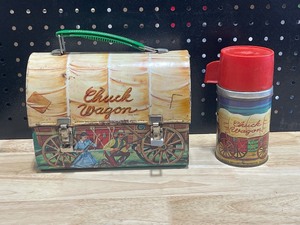 lot 52 image: Chuck Wagon Lunch Box and Thermos
