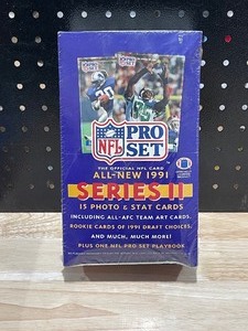lot 83 image: 1991 NFL Pro Set Series II