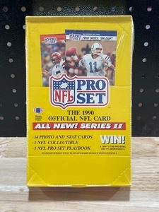 lot 90 image: 1990 NFL Pro Set Series II