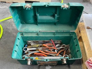 lot 122 image: Tool Box and Tools