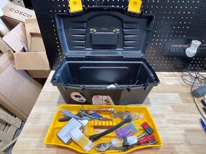 lot 136 image: Tool Box and Tools
