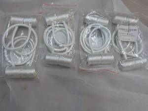 lot 99 image: 4 sets White Magnetic Curtain Tie Backs