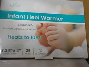 lot 116 image: 4 x 25 Infant Heel Warmers from Future Generation Medical - good for all ages