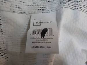 lot 127 image: Mainstays 2 sets 37 x 63 and 37x 84 Black Out Curtains