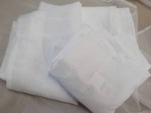lot 133 image: 3 pc Set Valance and 2 Curtains 28 x 36
