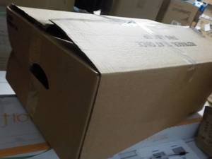 lot 164 image: Lot of 50 Boxes - perfect for Storage with Handles 23 x 16 x 9