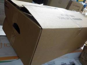 lot 165 image: Lot of 50 Boxes - perfect for Storage with Handles 23 x 16 x 9