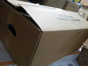lot 166 image: Lot of 50 Boxes - perfect for Storage with Handles 23 x 16 x 9