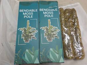 lot 188 image: 3 x Bendable Moss Poles...