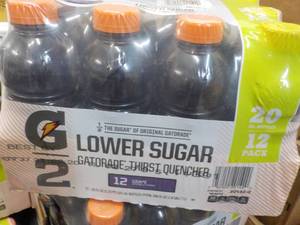 lot 212 image: 12 pack Gatorade Lower Sugar Grape