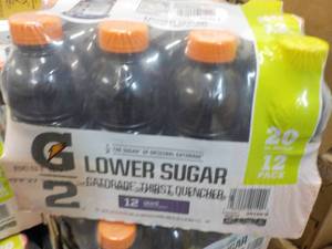 lot 213 image: 12 pack Gatorade Lower Sugar Grape