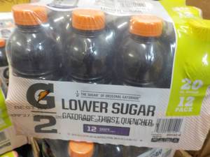 lot 214 image: 12 pack Gatorade Lower Sugar Grape