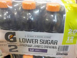 lot 215 image: 12 pack Gatorade Lower Sugar Grape