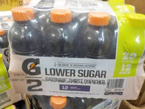 lot 216 image: 12 pack Gatorade Lower Sugar Grape