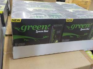 lot 219 image: 6 x 4 packs Green Lemon Lime No Sugar, No Calories and No Artificial Sweeteners