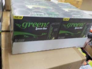 lot 222 image: 6 x 4 packs Green Lemon Lime No Sugar, No Calories and No Artificial Sweeteners