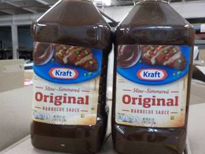 lot 226 image: 2 x 5 lb. 2.5 oz Jugs Kraft Original Barbecue Sauce