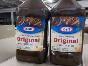 lot 227 image: 2 x 5 lb. 2.5 oz Jugs Kraft Original Barbecue Sauce