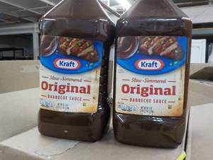 lot 230 image: 2 x 5 lb. 2.5 oz Jugs Kraft Original Barbecue Sauce