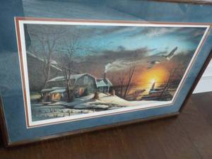 lot 1 image: Terry Redlin Print 24 x 18