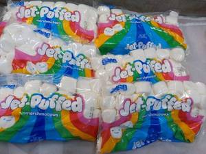 lot 36 image: 6 x 12 oz Bags Jet Puffed Marshmallows