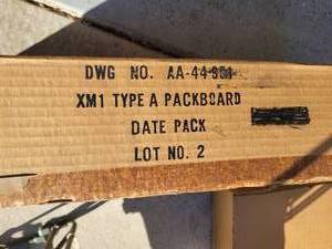 lot 55 image: New Packboard XM1 Type A Framepack