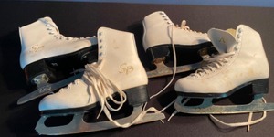 lot 216 image: Pair of Womens Figure Skates