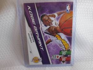 lot 11 image: 2010-11 Adrenalyn Kobe Bryant Card...