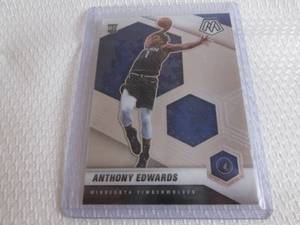 lot 12 image: 2020-21 Mosaic Anthony Edwards Rook...