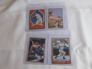 lot 21 image: Assorted  Mickey Mantle Topps & Bow...