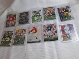 lot 26 image: Assorted Hall Of Fame QuarterBack C...
